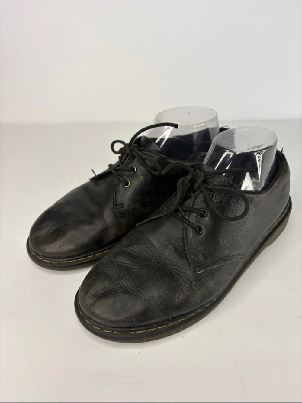 Dr. Martens Black Leather 3-Eye 1461 Derby Shoes